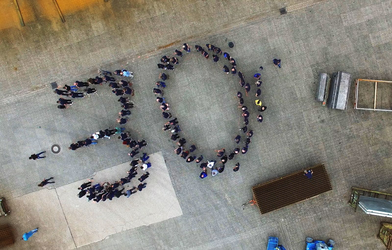 30 Years of the Scheidt Plant in Arnstadt, Aerial View