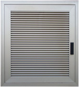 One-winged aluminum door