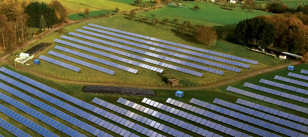 Photovoltaic park in the UK